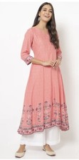excellent rayon/cotton material Kurti indian/pakistani regular wear A-line Kurti