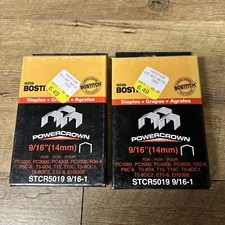 2 ~ Bostitch STCR-Style 9/16 -1 (14mm) Power Crown Staples 1000 Pk