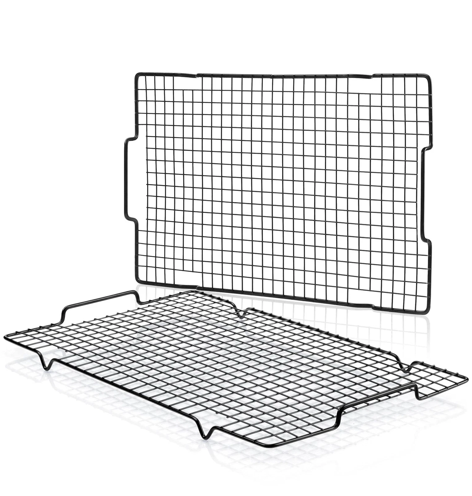 2 Pack 16x10 Inch Cooling Rack Non-Stick Baking Rack with Handle for Grilling
Opens in a new window