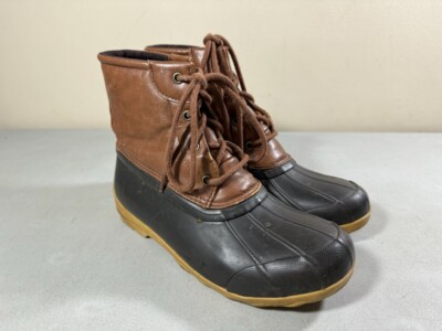 Sperry kids tone brown SCK261491 waterproof duck boots big