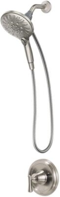 MOEN Attract Magnetix 6-Spray Single Handle Shower Faucet 1.75GPM in Spot Resist