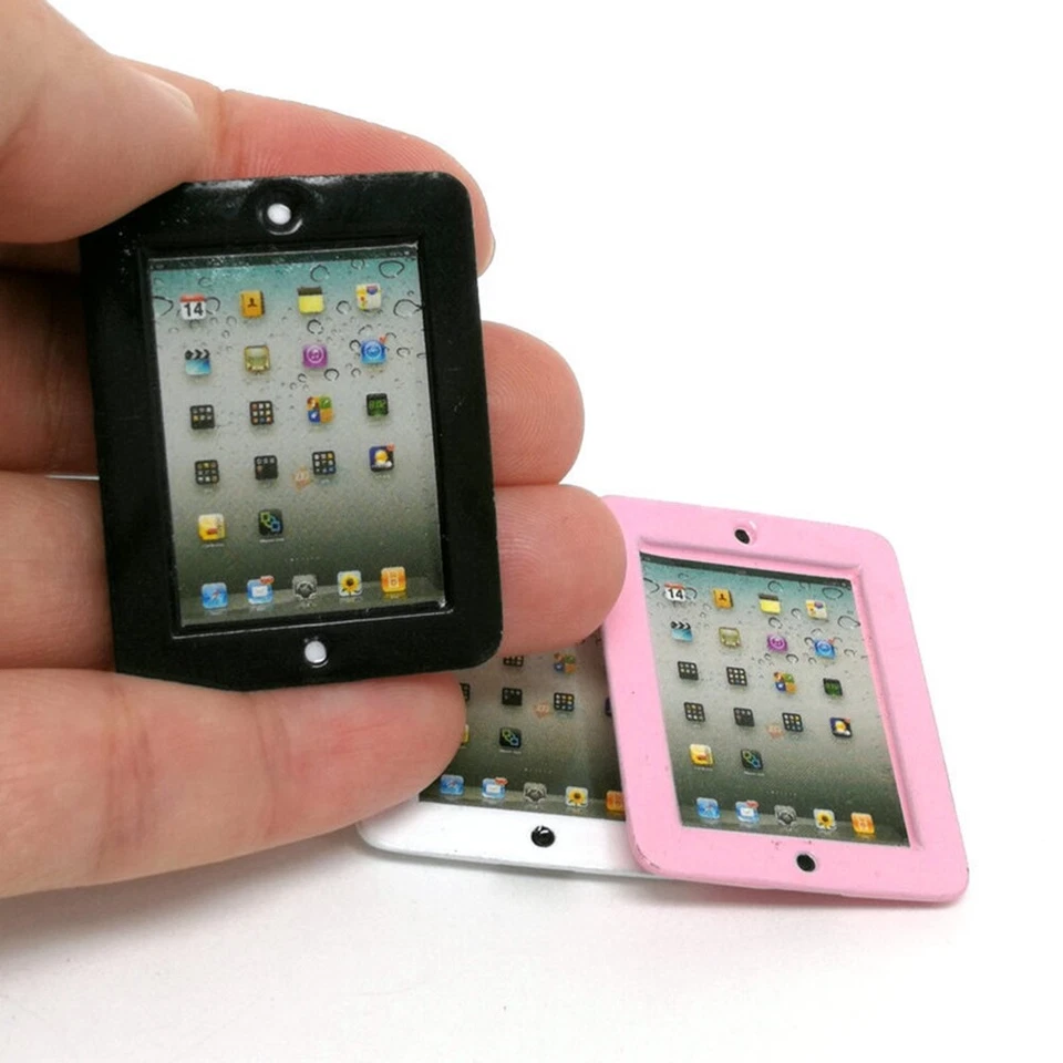 1:12 Dollhouse Miniature Simulation Laptops Computer Model Doll House Accessory - Image 2 of 4