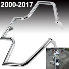 Chrome Highway Engine Guard Crash Bar For Harley Heritage Softail Fatboy 2000-17
