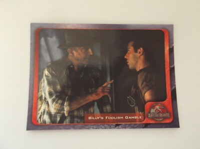 Inkworks - Jurassic Park III ''BILLY'S FOOLISH GAMBLE'' #18 Trading Card 