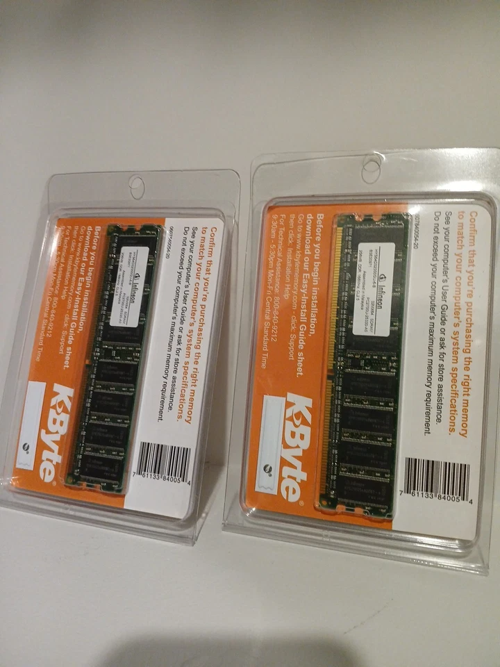 Two Centon PC-3200 512 MB DIMM 400 MHz DDR SDRAM Memory (512MBPC3200) In Package - Image 2 of 4