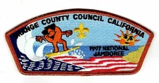 Orange County Council California JSP 1997 Jamboree  RED Bdr. [MK-248-1]
