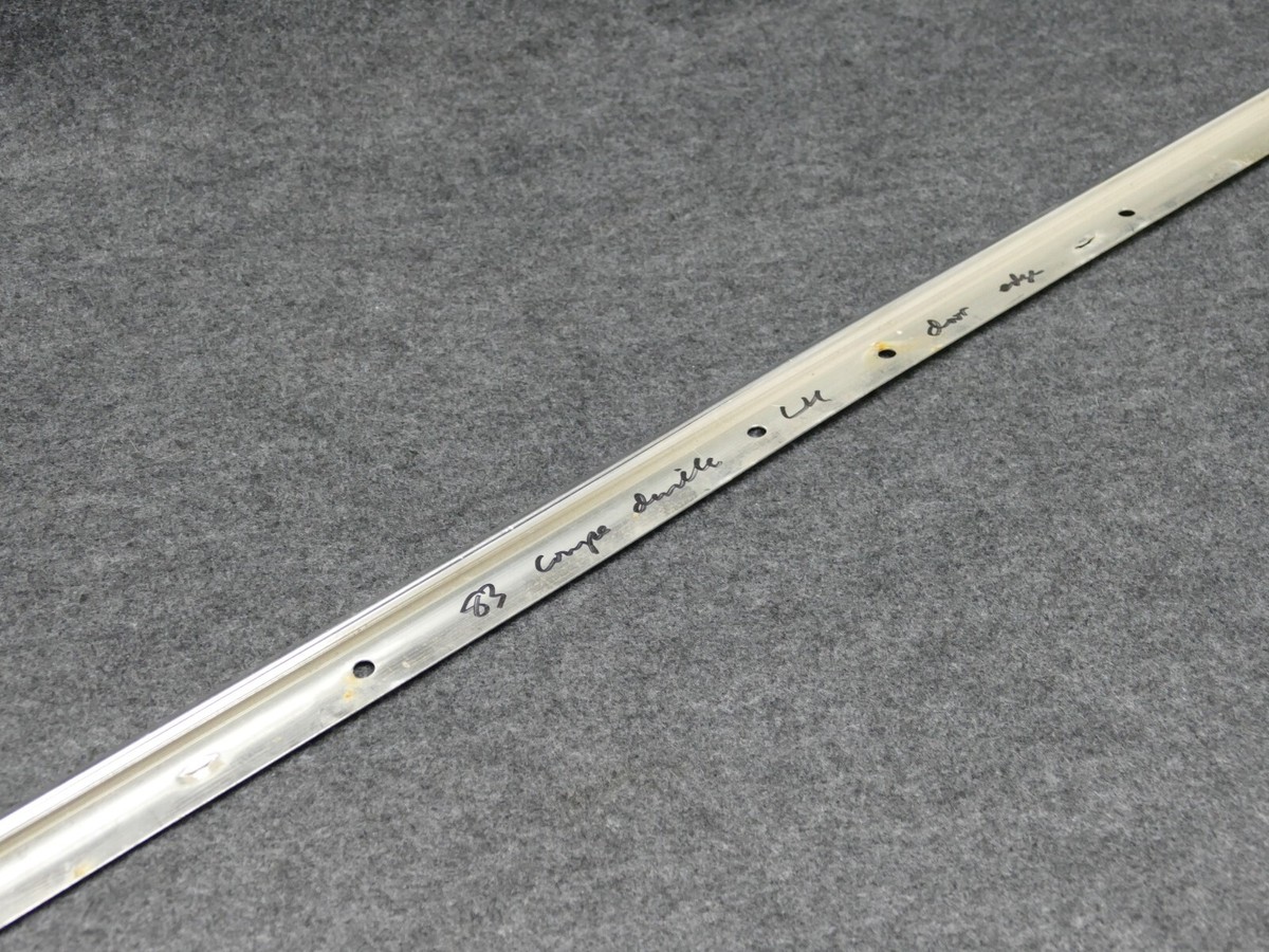 1981-1984 Cadillac Coupe DeVille LH Drivers Door Top Edge Molding