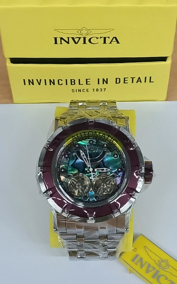 INVICTA RESERVE S1 Dual Open Heart Automatic Mens 54mm Watch 43229 NEW With Tags - image 2 of 4