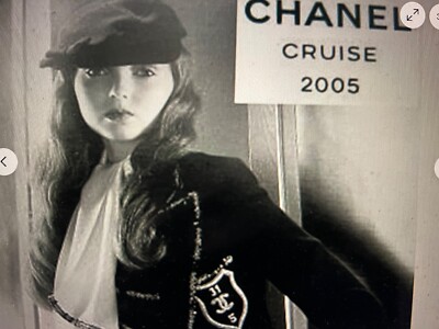 CHANEL 05C VINTAGE ICONIC NEW BLACK Tweed JACKET Silver Trim CC