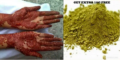 Pure Natural Red Henna Powder for Hands Hair Legs Tattoo Hair Dye Free UK P&P