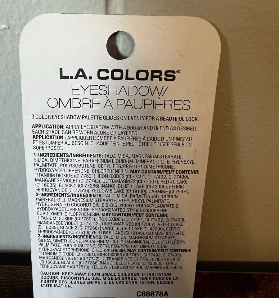 LA COLORS 3 Color Eyeshadow Palette w/ Applicator Tumbleweed C68678A 0.19 Oz NEW - Image 3 of 3