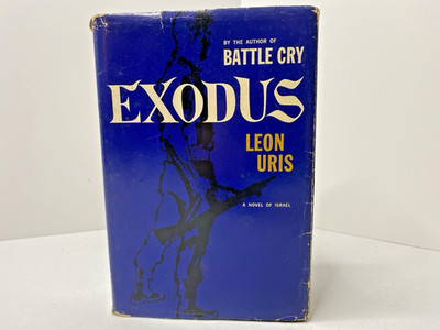 Exodus: A Novel of Israel (1st Ed. & 1st Printing 1958) by Leon Uris/Hardcover