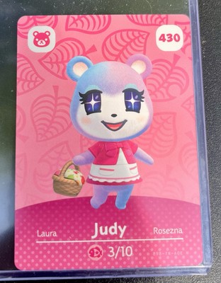 Judy #430 Animal Crossing Amiibo Card Authentic | eBay