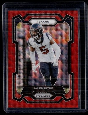 2023 PRIZM RUBY WAVE /149 JALEN PITRE TEXANS