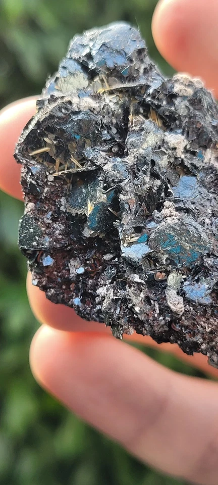 Hämatit, Hämatit mit Golden Rutil Brasilien/ 73g - Bild 4 von 4