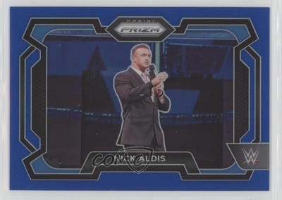 2024 Panini Prizm WWE Blue Prizm 183/199 Nick Aldis #35 Rookie RC jg5