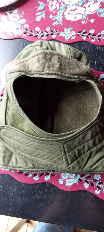 Cold Weather Insulating Helmet Liner Cap Olive Green Size 7-1/2