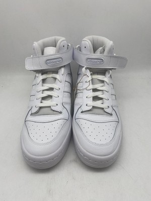 ADIDAS FORUM MID TRIPLE WHITE #FY4975 US MEN'S VARIOUS SIZE