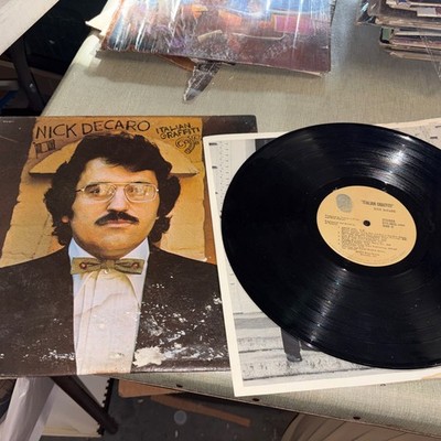 Nick Decaro ''Italian Graffiti'' Vinyl LP 1974 Blue Thumb Records BTS 6011 LP VG 
