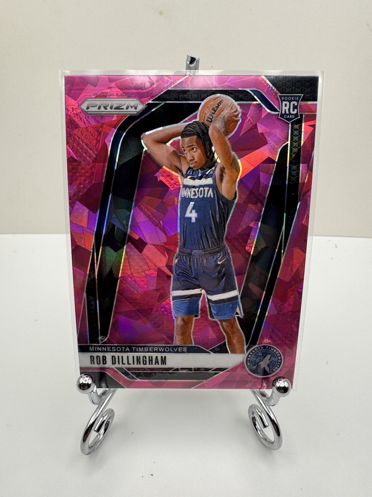 2024-25 Panini Prizm - Robert Dillingham #250 Pink Ice Prizm (RC)