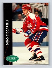 1991-92 Parkhurst - Dino Ciccarelli #193 Washington Capitals Hockey Card