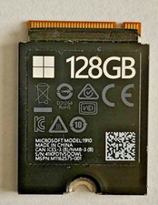 Microsoft Model 1910 Solid State 128GB NVMe M.2 2230 SSD Drive Tested Good