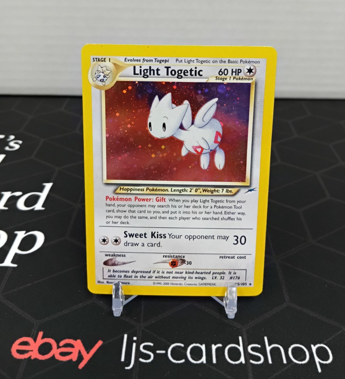 Light Togetic Neo Destiny 5/105 Holo Rare LP Pokemon Card T1