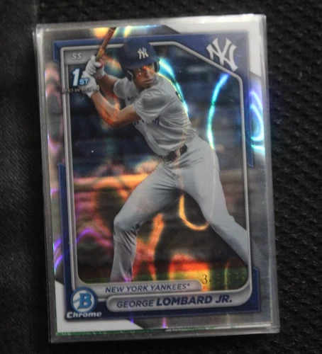 2024 Bowman Chrome Prospects George Lombard Jr. 1st Lava Refractor BCP-79