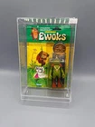 Star Wars Ewoks 1985 vintage figure King Gorneesh French card in acrylic case