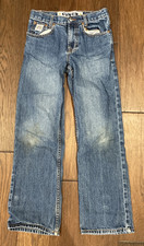 Cinch Jeans BOYS 12R Blue Denim Medium Original Adjustable Waist Western