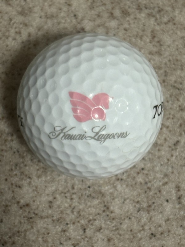Kauai Lagoons Souvenir Golf Ball