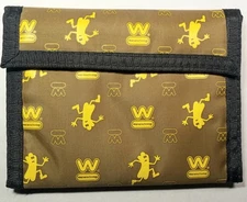Wienerschnitzel Wallet Hook N Loop Rare Brown Or Olive Green Fast Food Skater 