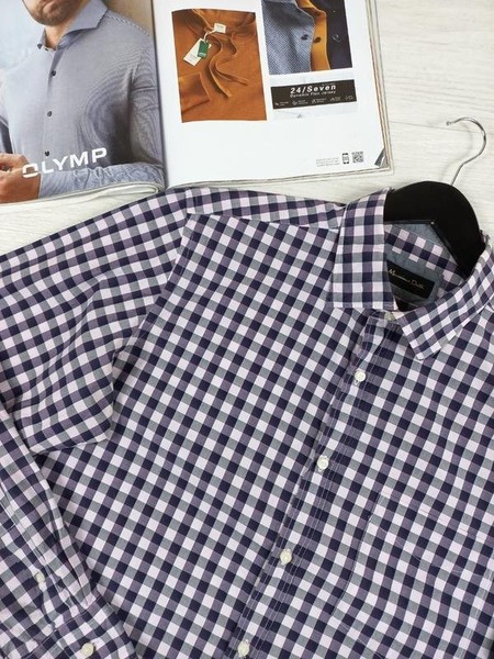 Men Massimo Dutti Shirt Purple 40 /L / 48