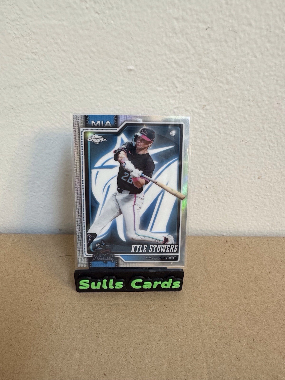 2026 Kyle Stowers Lightboard Logo Refractor SP - Miami Marlins - Topps Chrome