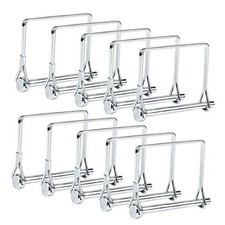  10 Pcs Square Pto Pin Shaft Locking Pin 1/4 pin Hitch pin Wire Lock Pin 