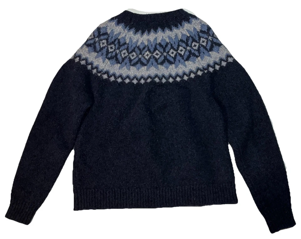 Polo Ralph Lauren Hombre’s M 100% Lana Fair Isle Yugo de Nieve Suéter Navidad Invierno Foto 2 de 4