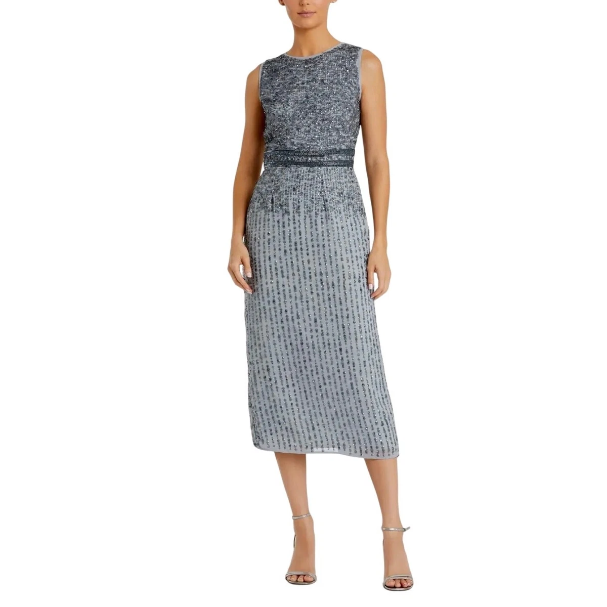 champagne midi dress formal Metallic Champagne V Neck A Line Midi Formal Dress
