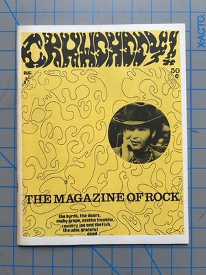Crawdaddy! Magazine August 1967 The Doors, The Byrds, Moby Grape, Grateful Dead