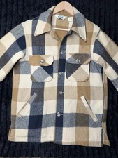 60s Woolrich Wool Coat Jacket Shirt Pristine Usa Made Sz medium