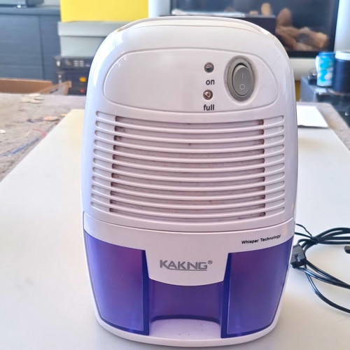 KAKNG Mini Dehumidifier XROW-600A 600ml Tank Auto Shut-Off Full Indicator