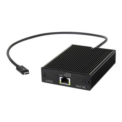 Sonnet Solo 10G Thunderbolt 3 to 10Gb Base-T Ethernet Adapter - Apple Adapter