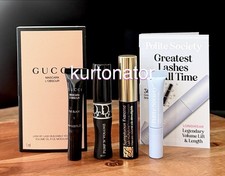 Assorted Travel Size Mascara 4ct Lot NEW Gucci Dior Estee Lauder Polite Society