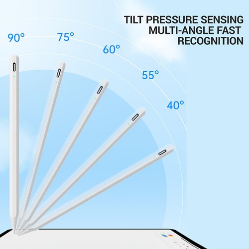 Rechargeable Touch Screen Pencil Pen Stylus For iPad Pro Air 11"13" Mini 7 2024 - Picture 4 of 21