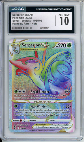 Serperior VSTAR graded CGC 10 for sale on eBay
