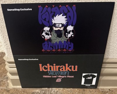 Anime Kakashi Hatake Ichiraku Ramen Gamestop Exclusive Promo Poster  10'' x 11.5''