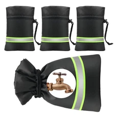 Outdoor Faucet Covers for Winter Freeze Protection, 4 Pack 9" H x 5.9" W Outs...