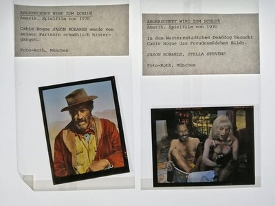 Abgerechnet wird zum Schluss   Jason Robards / Stella Stevens - 2 Pressedias
