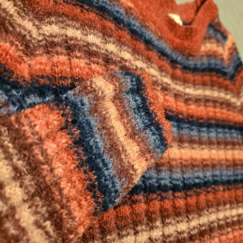 Oshkosh Girl's Cozy Striped Sweater. Size 10 - Picture 5 of 7