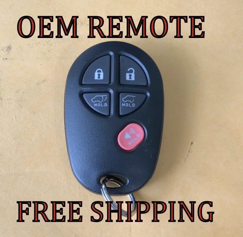 OEM 2004-12 TOYOTA HIGHLANDER Keyless Entry Remote Key Fob Transmitter GQ43VT20T - Foto 10