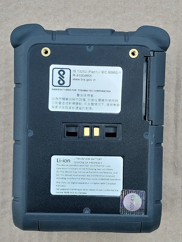 Imprimante portable Toshiba B-FP2D-GH50-QM-S (à l'unité, pour pièces ou réparation) - Photo 9/12